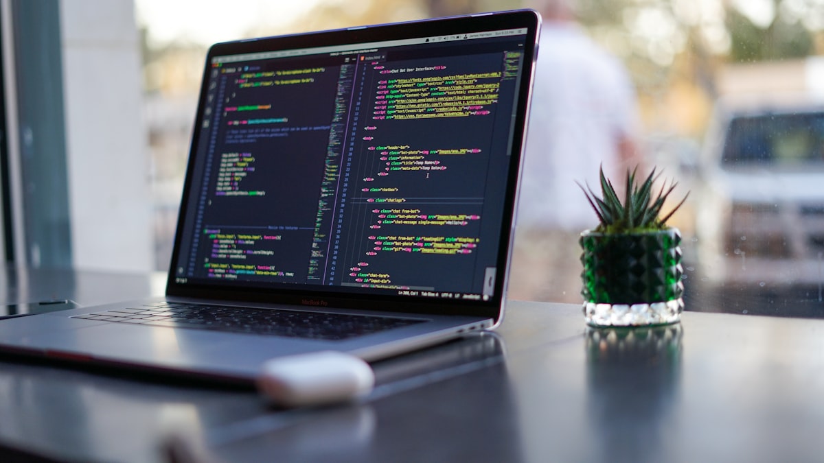 Abstract digital code visualization — generic cybersecurity stock imagery
